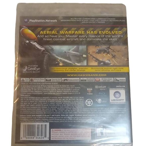 PS3 Tom Clancy's H A W X 2 Video Game - Picture 4 of 4